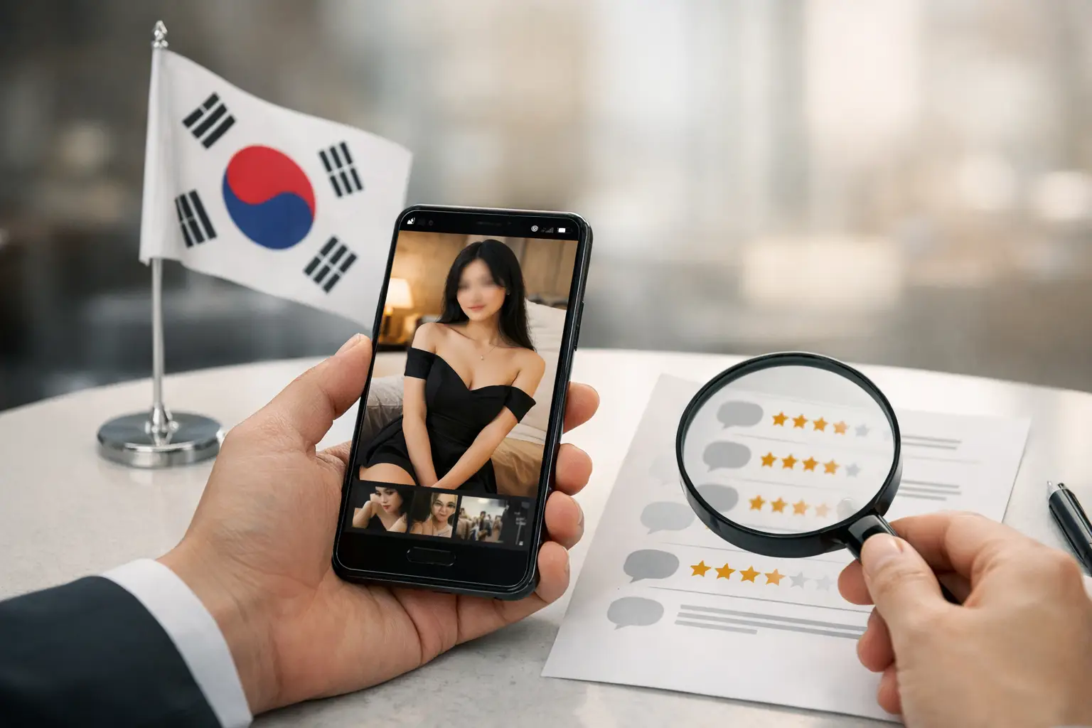 韓国エスコート サービス 口コミの見方と注意点